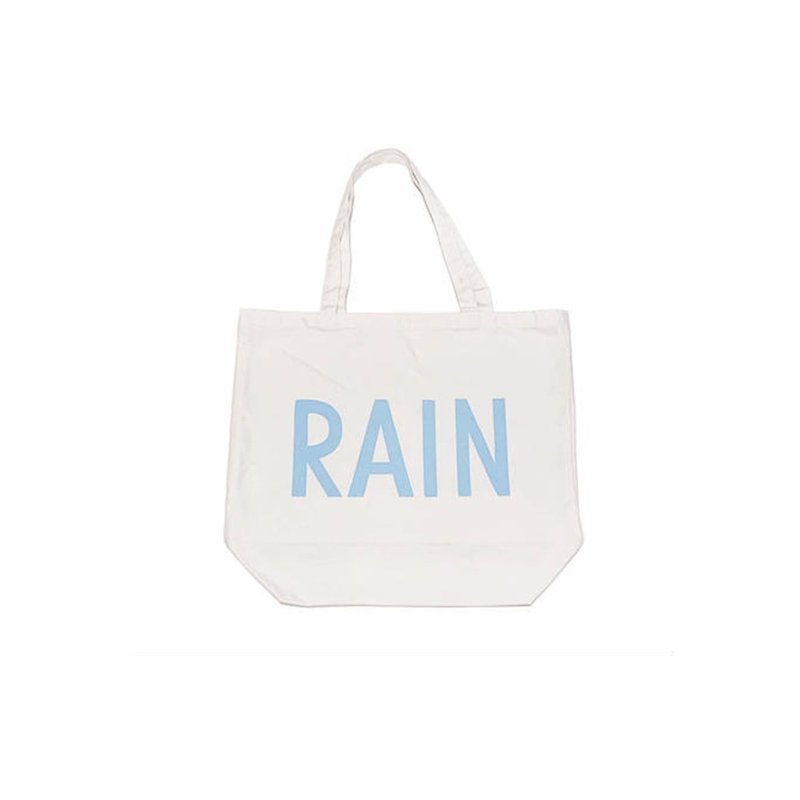 NORITAKE - RAIN Tote Bag - 側背包/斜孭袋 - 棉．麻 白色