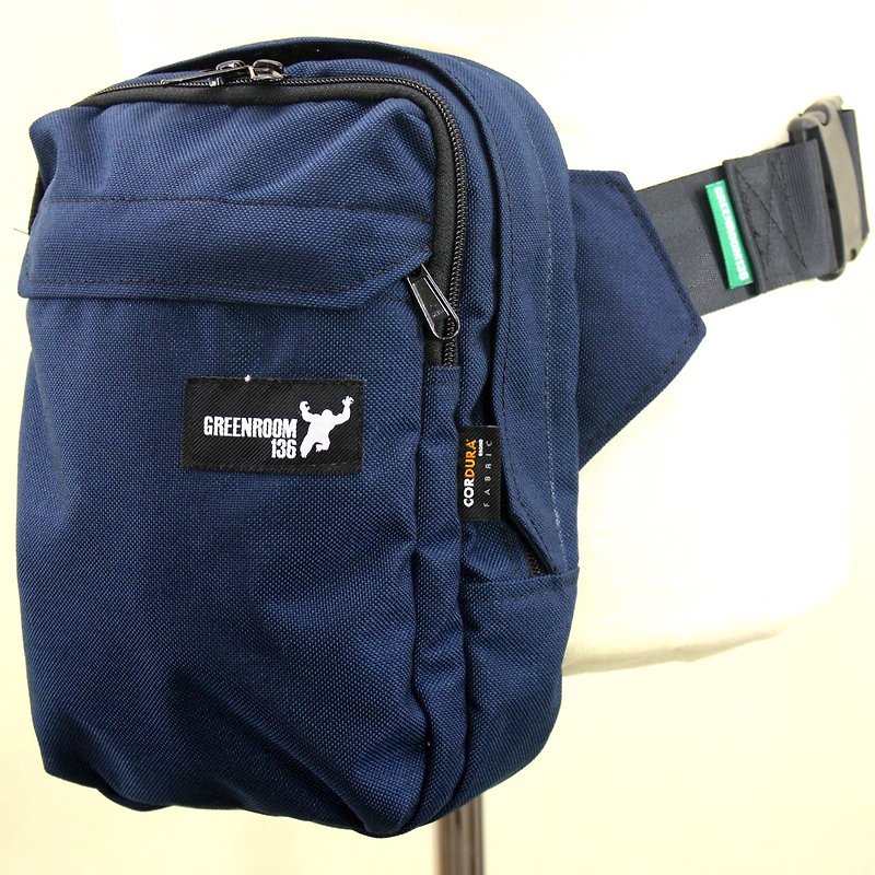 Greenroom136 - Sidekeep - Waist Pouch - Navy - 後背包/書包 - 其他材質 藍色