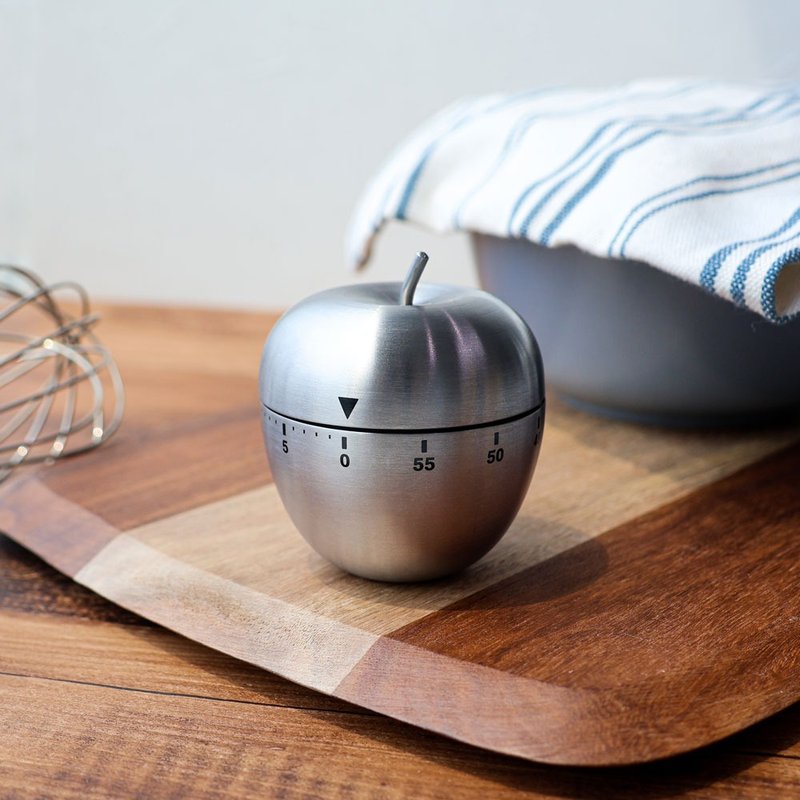 SALUS Apple shaped kitchen timer - เครื่องครัว - สแตนเลส สีเงิน