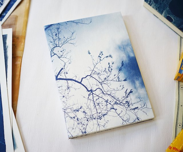 Blue tree notebook
