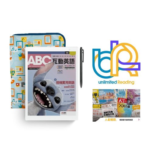 Readmoo 讀墨電子書 10.3吋mooInk Pro 2C彩色電子書平板(含書布衣)搭配人氣暢讀90天
