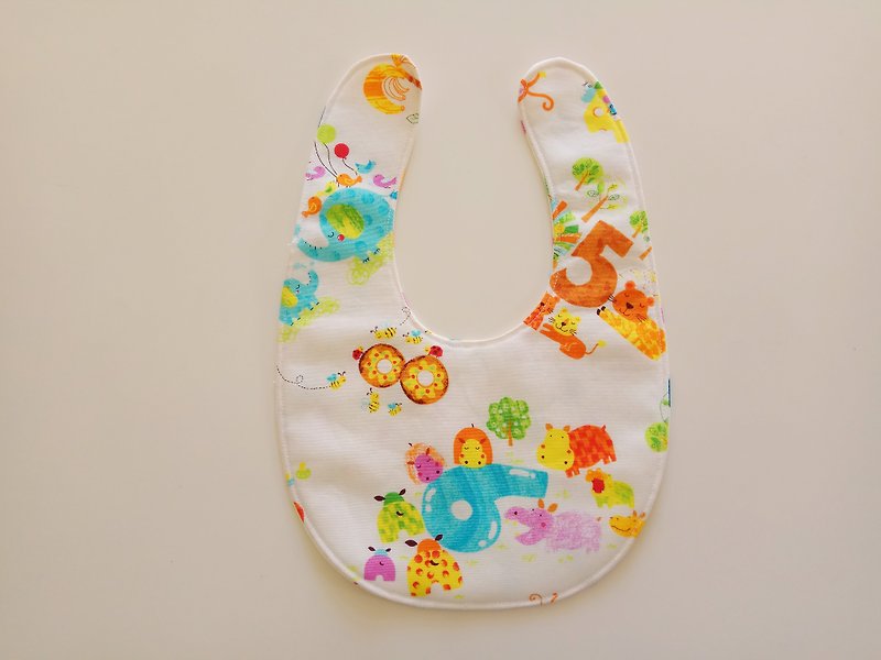 Hippo Megumi Gift Baby Bibs Baby Bibs Bibs - ผ้ากันเปื้อน - ผ้าฝ้าย/ผ้าลินิน หลากหลายสี
