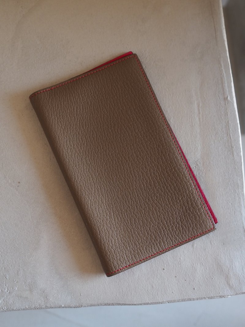 HERMES Hermes Agenda Notebook Cover Etoupe Pink Vintage - สมุดบันทึก/สมุดปฏิทิน - หนังแท้ สีกากี