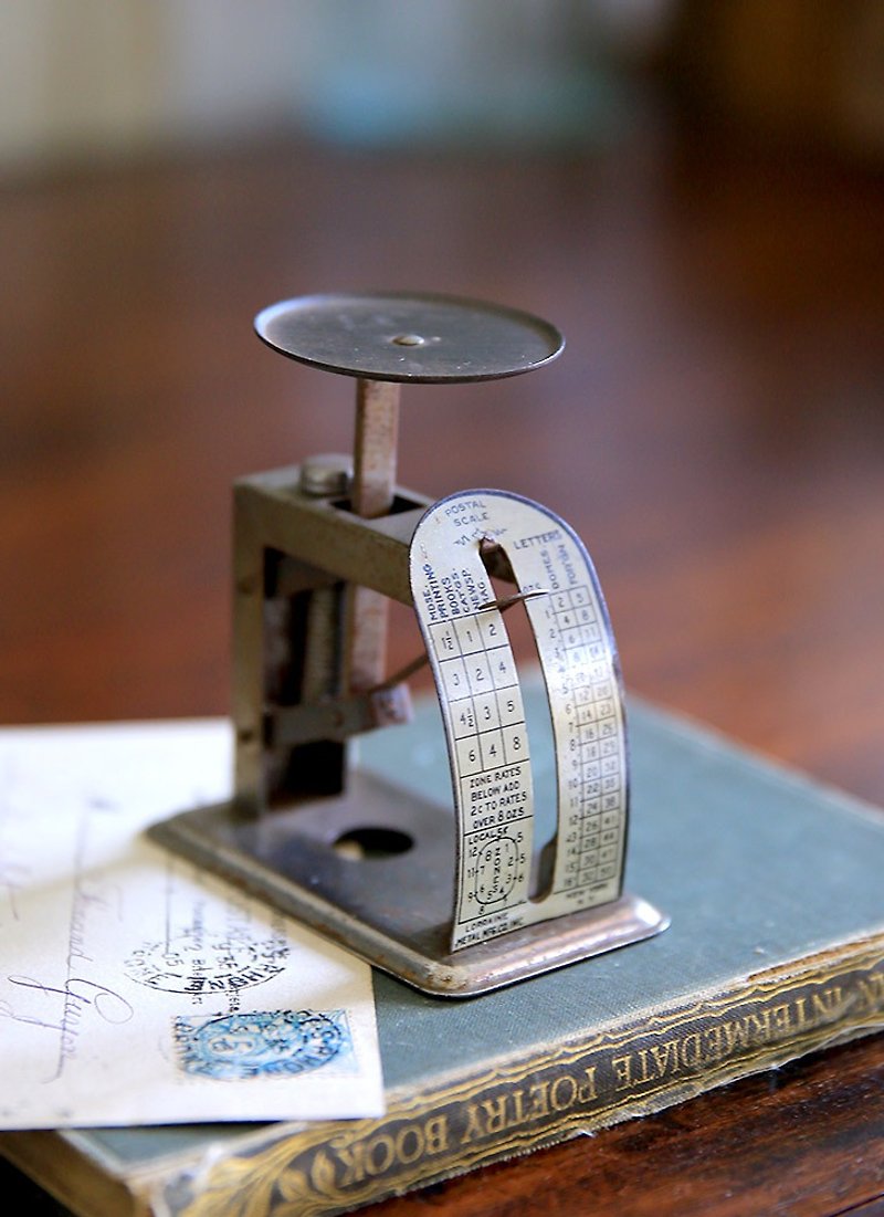 American Postal Mini Mail Scale Antique Scale Retro Old Scale (Early February Arrival) - Other - Other Metals Silver