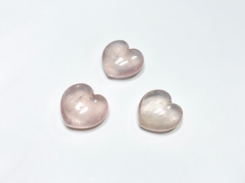 Mining Starlight Rose Quartz Love Rose Quartz Big Heart - ของวางตกแต่ง - เครื่องประดับพลอย 