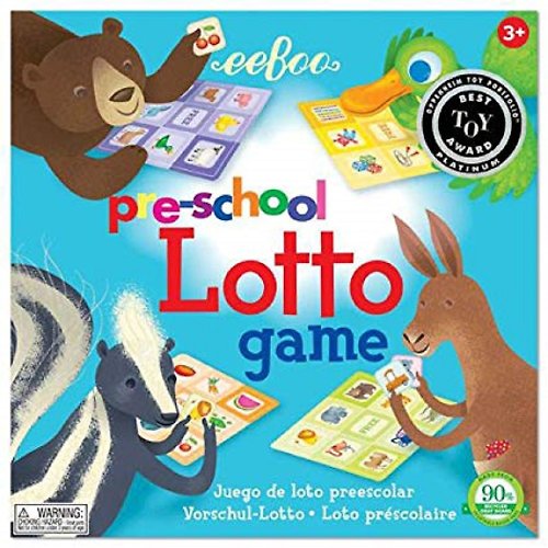 eeBoo 台灣總代理 eeBoo 學齡前賓果遊戲 - Preschool Picture Lotto Game