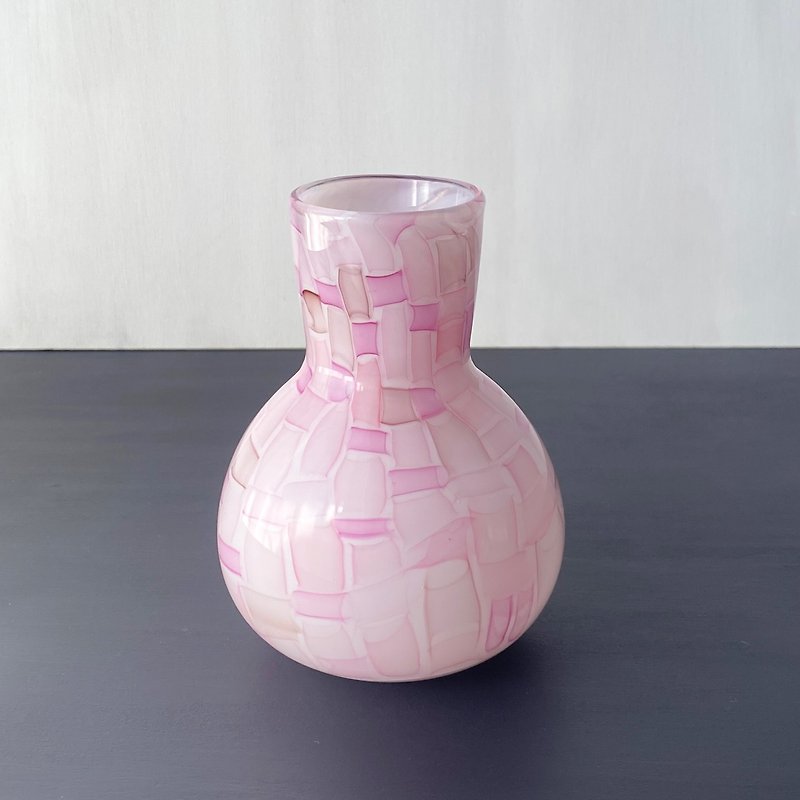 花器　パッチワークの花瓶　41 - 花瓶/陶器 - 玻璃 