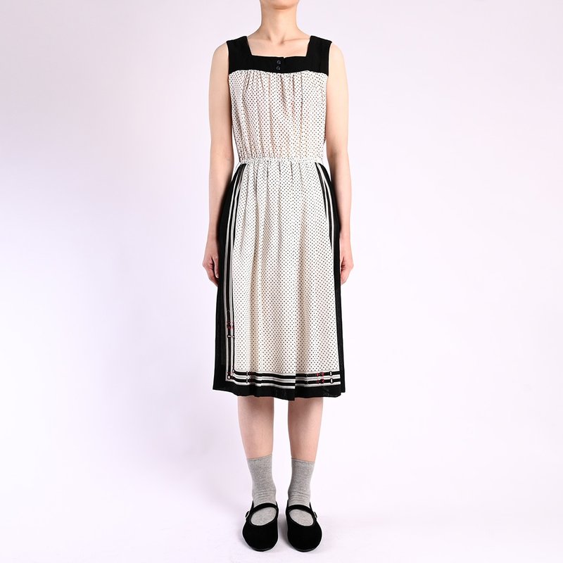 Vintage dress / Vintage 復古洋裝 - One Piece Dresses - Silk Black