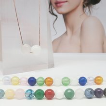 フレグランスネックレス フレグランスガラスビーズ×バースデー宝石12月セレクション 1 スターリングシルバーメッキローズゴールド卒業ギフト