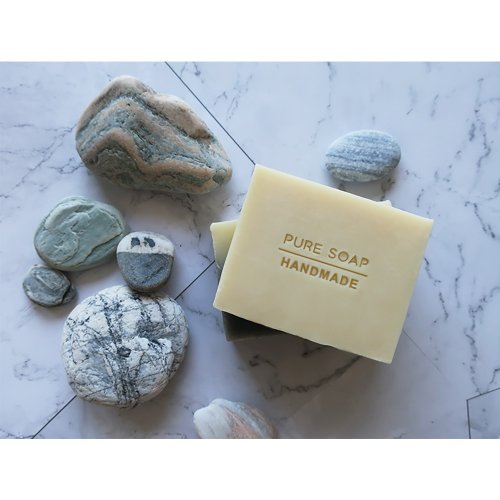 加菲風格皂章 【皂章B09】PURE SOAP 純香皂 英文字章 Soap Stamp