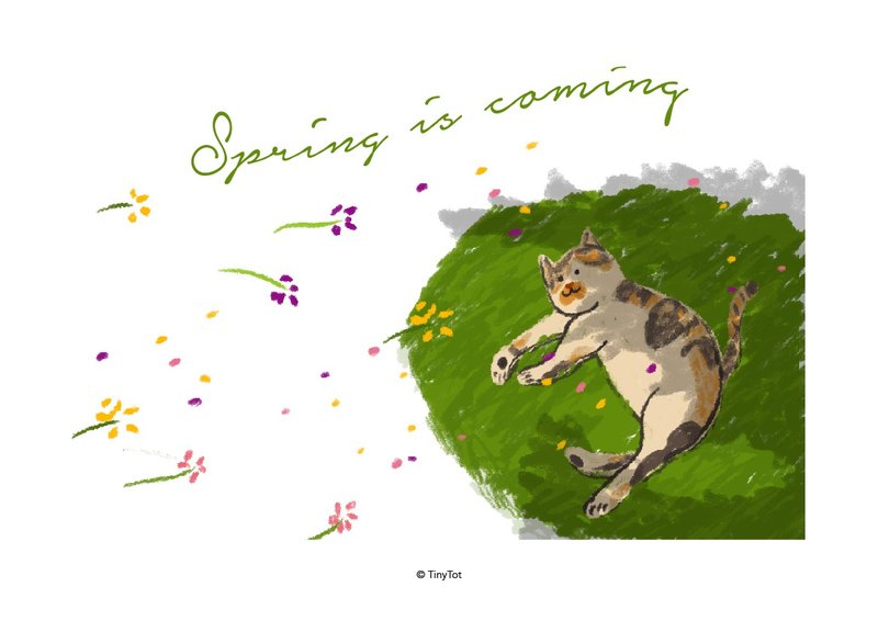 Spring is coming | A4 poster - Posters - Paper 