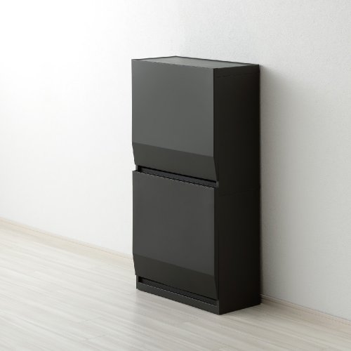 日本RISU RISU H&H系列 多功能雙層收納櫃垃圾桶 45L