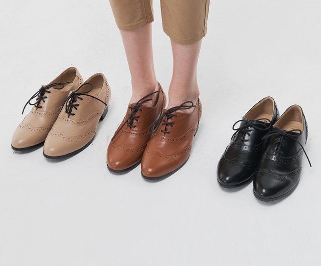 low heel oxford shoes