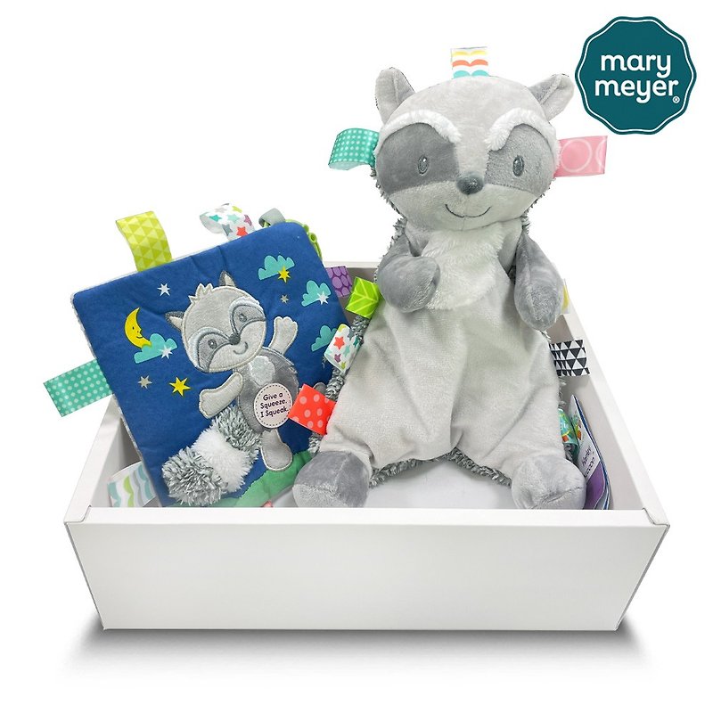 【MaryMeyer】Handsome Raccoon Classic Gift Box - Baby Gift Sets - Cotton & Hemp Gray