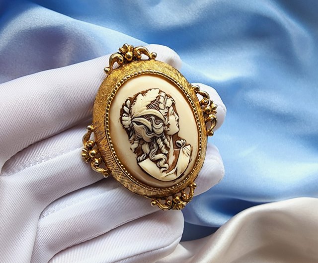 カメオ　アンティーク　ニューヨーク　アメリカ　ヴィンテージ カメオアンティークニューヨークアメリカヴィンテージ