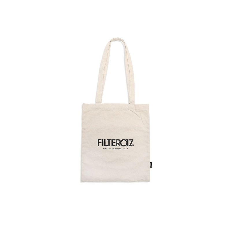 Filter017 Logo Tote Bag / Logo 棉帆布托特包 - 側背包/斜背包 - 棉．麻 