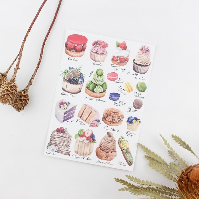 Postcrd - Patisserie - Cards & Postcards - Paper Pink