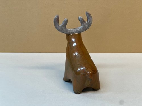 かわいいトナカイ - ショップ ipottery 置物 - Pinkoi