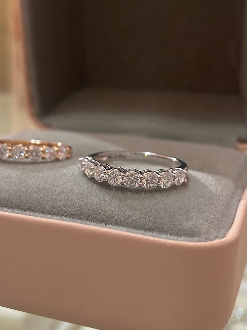 Lubbee Jewellery - Labgrown Diamond 8粒10分 ( 共0.80ct ) 培育鑽石戒指