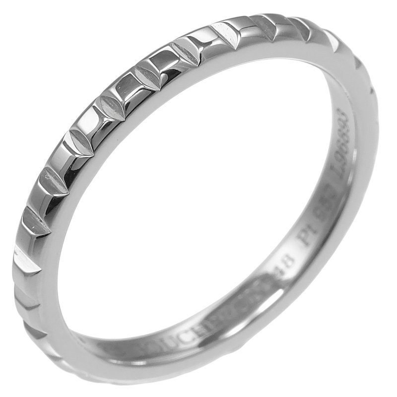 【日本直送】ブシュロン リング キャトル クルドパリ スモール 8号 指輪 Pt950プラチナ 約2.7g Boucheron【中古】Aランク - 戒指 - 貴金屬 銀色