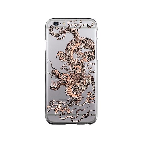 ModCases Clear iPhone case Samsung Galaxy case dragon 804