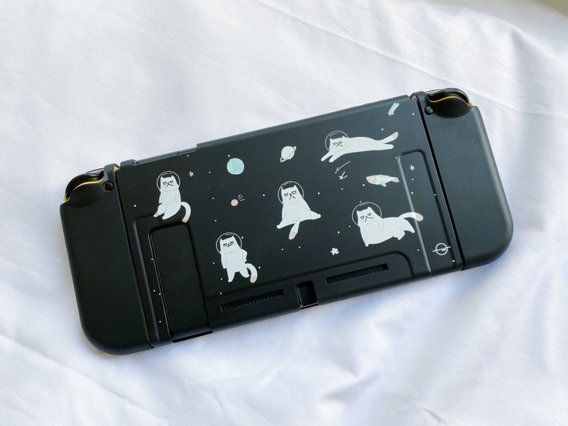 黑魂版 厭世貓星人 SWITCH保護套 附送貓肉球Joystick保護膠 - 科技小物 - 塑膠 黑色
