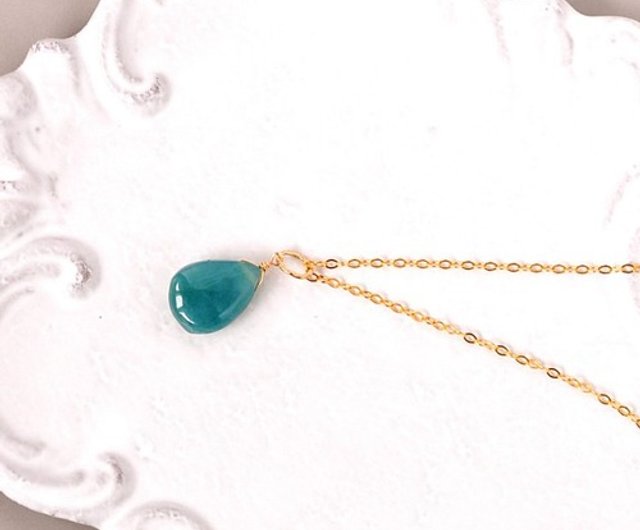 14kgf/希少大粒グランディディエライト一粒ネックレス - ショップ mumu