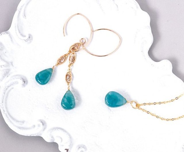 14kgf/希少大粒グランディディエライト一粒ネックレス - ショップ mumu