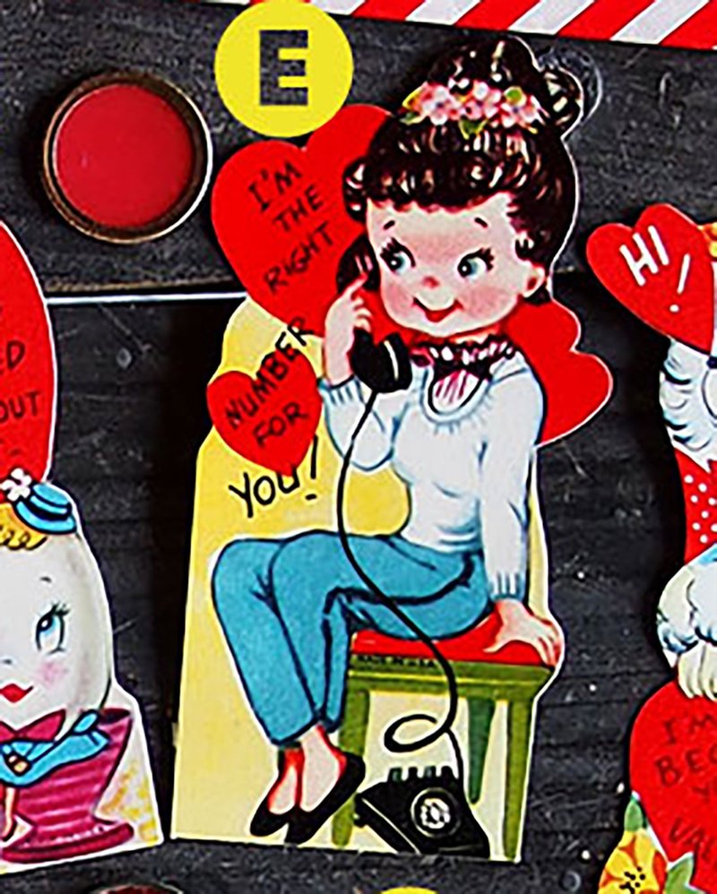 バレンタインカード　440円　ーEー - 卡片/明信片 - 紙 紅色