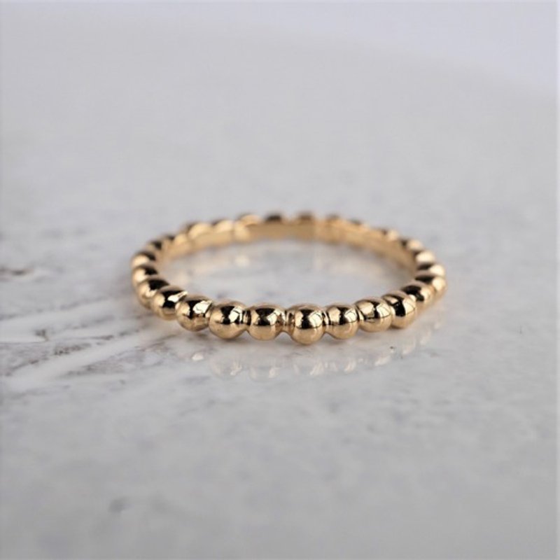 Small seed ring  R010K10 - 戒指 - 貴金屬 金色