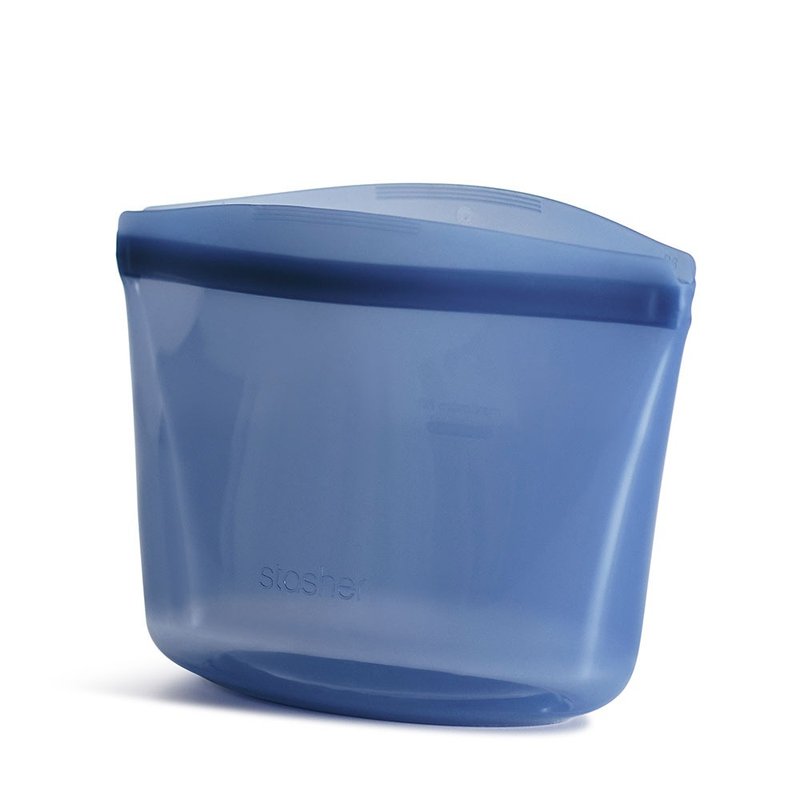 [New Product] American Stasher bowl-shaped Silicone seal bag-S-Deep Sea Blue - Lunch Boxes - Silicone Blue