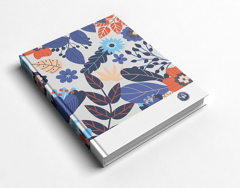 ロココいちごWELKINhandmade_handmade book / notebook / handbook / diary-monika garden