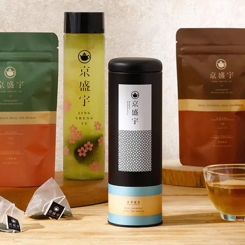 京盛宇【茶包】世界選茶系列-12入茶包x1袋 - 茶葉/茶包/水果茶 - 新鮮食材 綠色