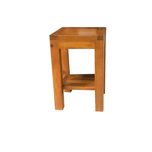 吉迪市 JatiLiving 【吉迪市100%全柚木家具】RPSC036CS2 柚木方形椅凳 椅子 矮凳