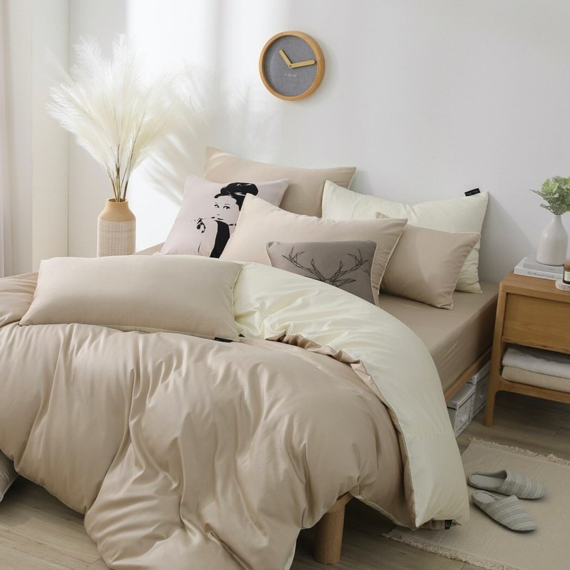 Basic9 Milk Tea - Bedding - Cotton & Hemp 