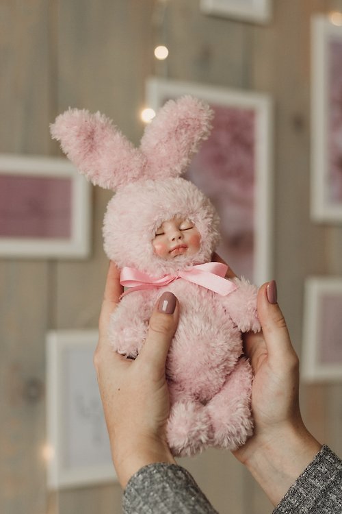 My Sweetie Pie 粉红色的泰迪娃娃兔子