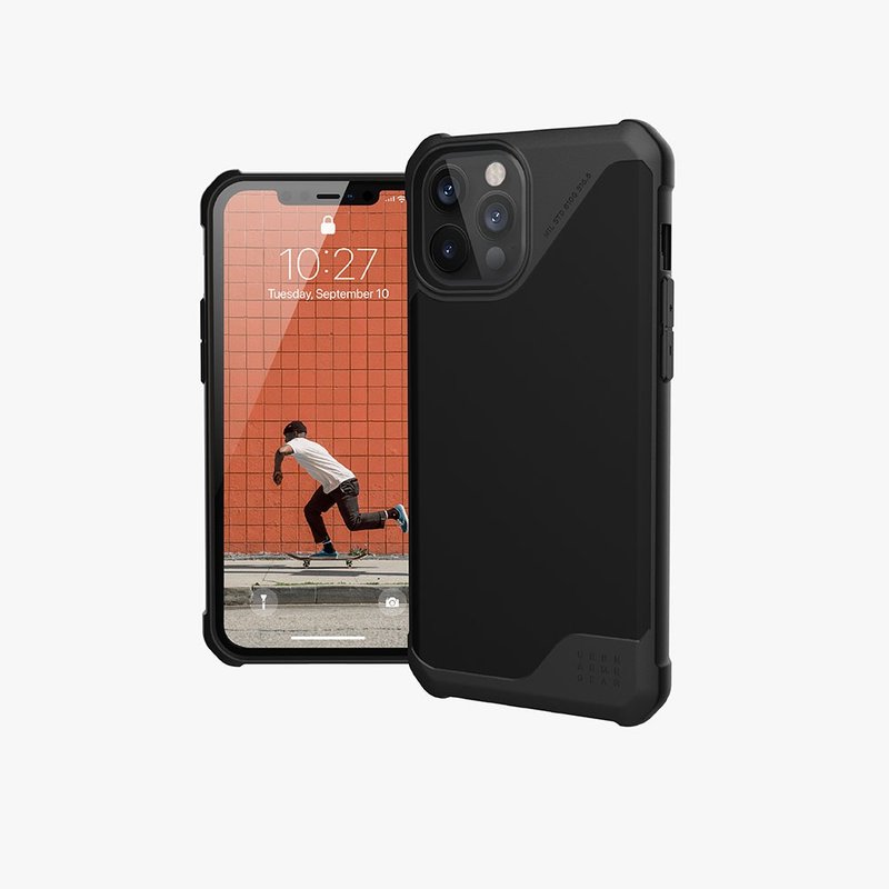 UAG iPhone 12 Pro Max 耐衝擊保護殼-極簡黑 - 手機殼/手機套 - 橡膠 黑色