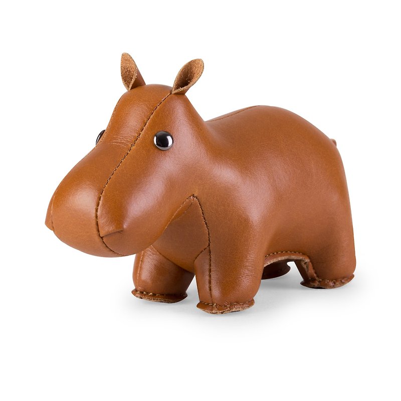 Zuny - Hippo Styling Animal Paper Town - Items for Display - Faux Leather Multicolor