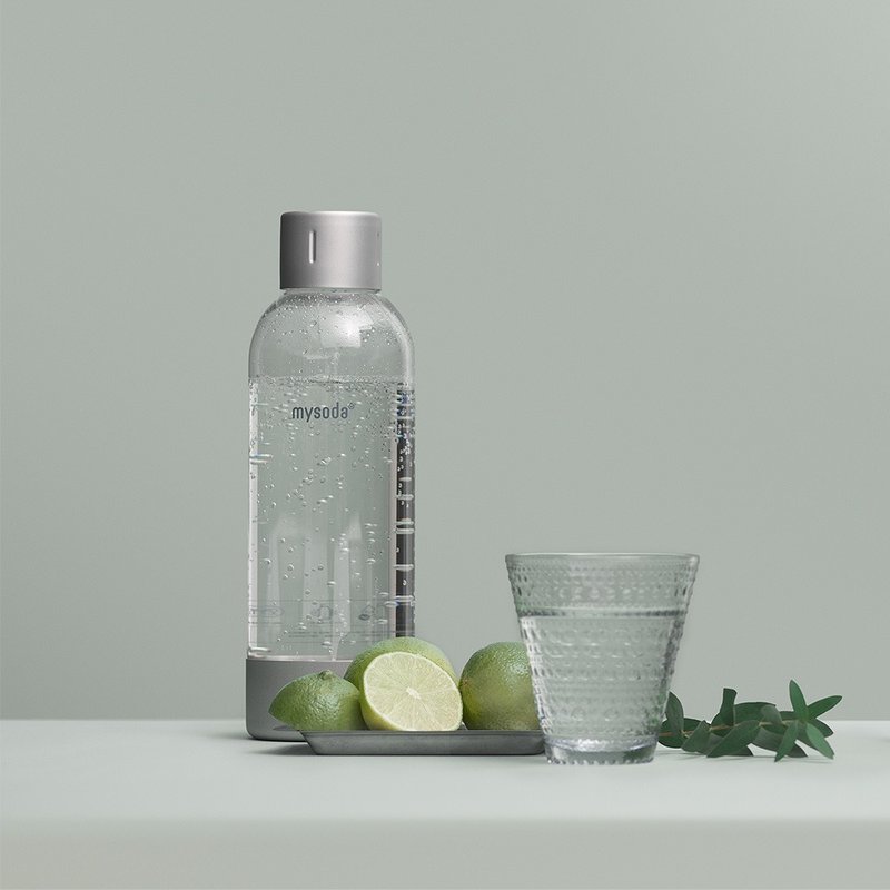 芬蘭【mysoda】1L Premium專用水瓶-銀 - 水壺/水瓶 - 其他材質 銀色