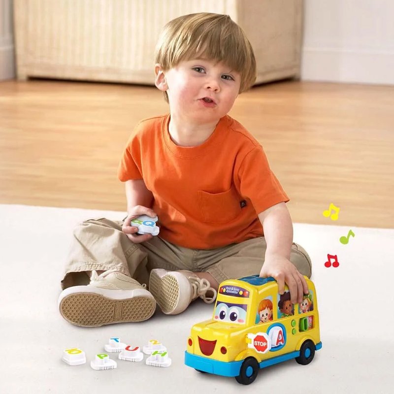 Vtech　數數音樂字母學習校車 - 寶寶/兒童玩具/玩偶 - 塑膠 