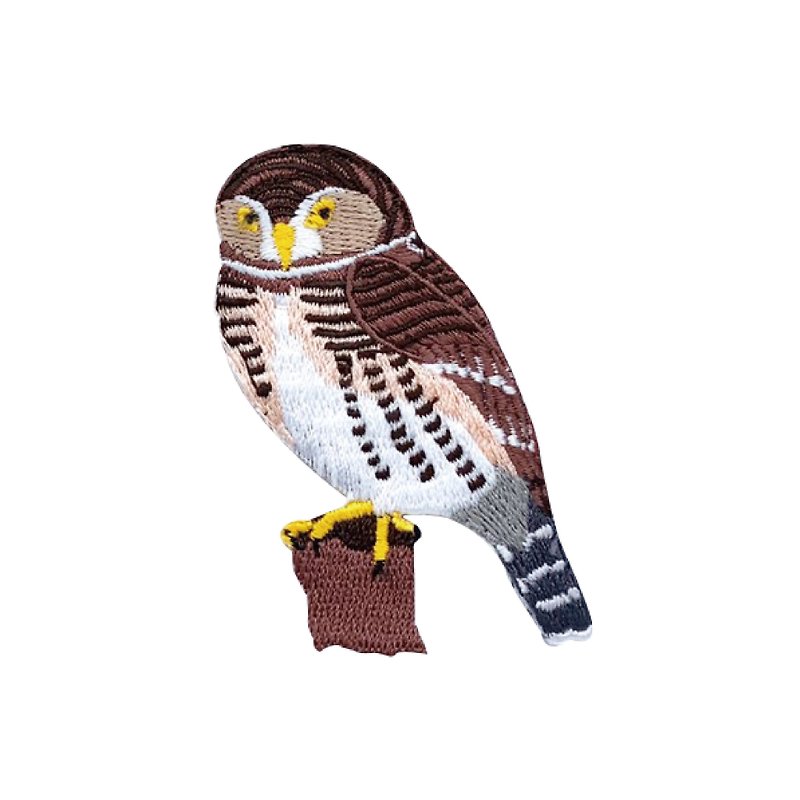 Novigo Taiwan Animal Pressing Embroidery / Owl - Badges & Pins - Thread 