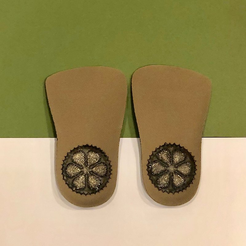 AC RABBIT-Two-stage cushioning air cushion heel insole, small flower insole, three-in discount combination - Insoles & Accessories - Other Materials Khaki