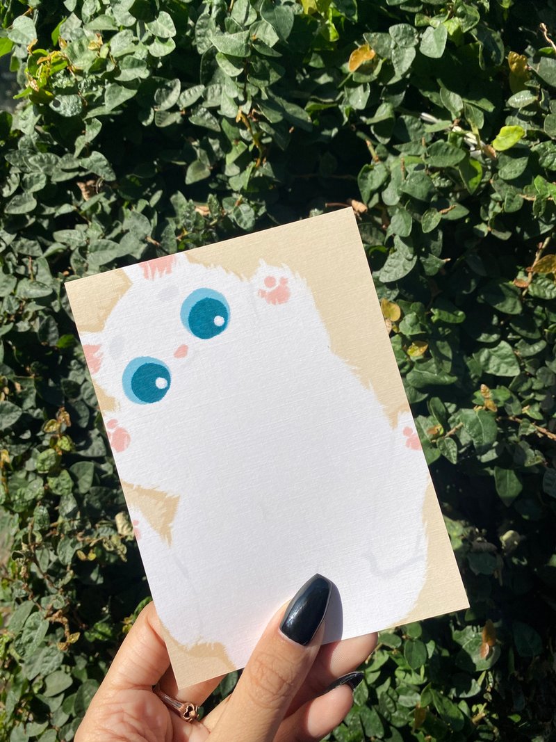 【 翻肚肚的綿綿子 】萬用卡 - 卡片/明信片 - 紙 卡其色