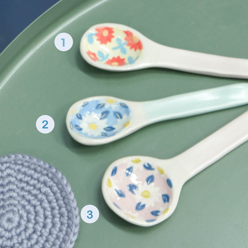 FLOWER SPOON - Cutlery & Flatware - Pottery Multicolor