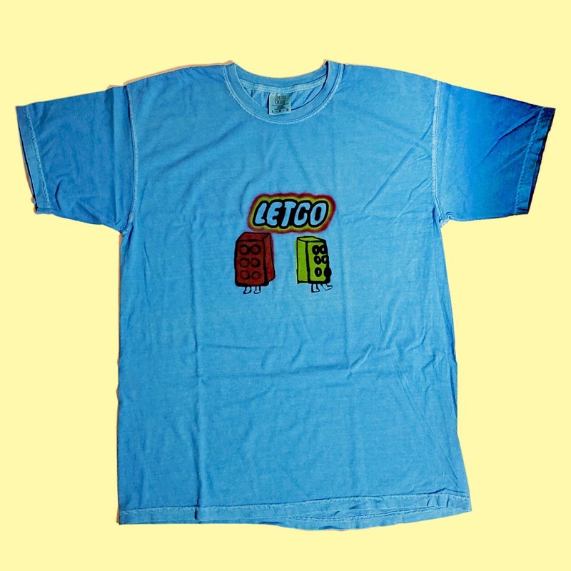 LETGO T - shirt - เสื้อยืดผู้หญิง - ผ้าฝ้าย/ผ้าลินิน หลากหลายสี