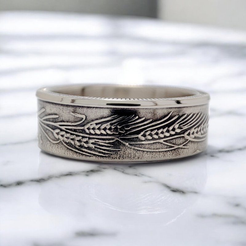 Turkey Coin Ring 100 lire 1984-1988 coin rings for men coin rings for women - แหวนทั่วไป - โลหะ 