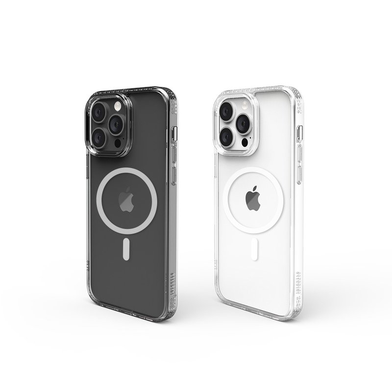 OVERDIGI iPhone14系列 MagV2 磁吸蜂巢雙料防摔透明殼 - 手機殼/手機套 - 塑膠 透明