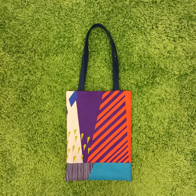 Modern minimalist - portable / shoulder bag - กระเป๋าถือ - ผ้าฝ้าย/ผ้าลินิน 
