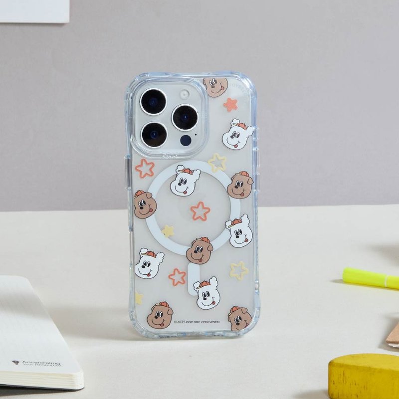 1107大頭亂花抗黃防摔MagSafe iPhone手機殼 - 手機殼/手機套 - 塑膠 多色