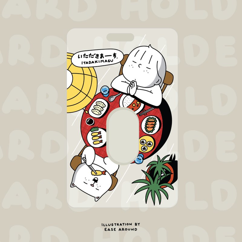 CARD HOLDER - ITADAKIMASU - 證件套/識別證套 - 塑膠 紅色